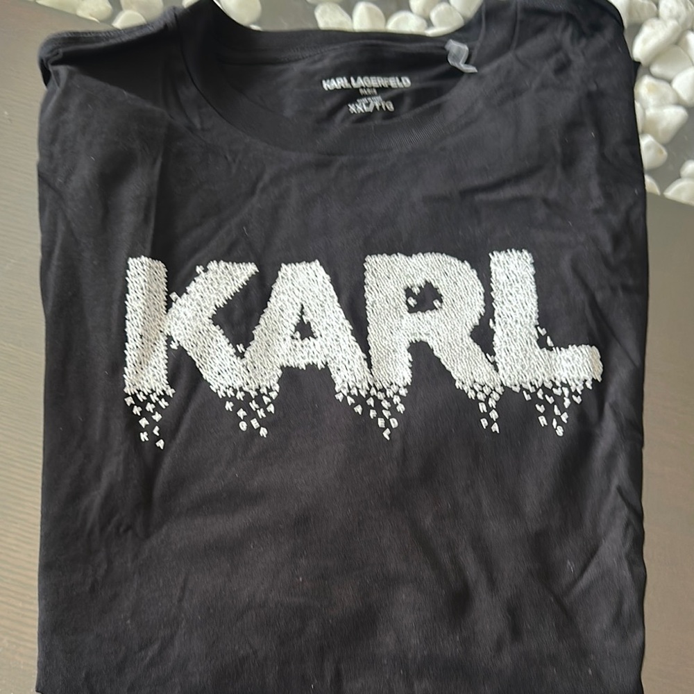 Karl Lagerfeld Kids Black T-Shirt